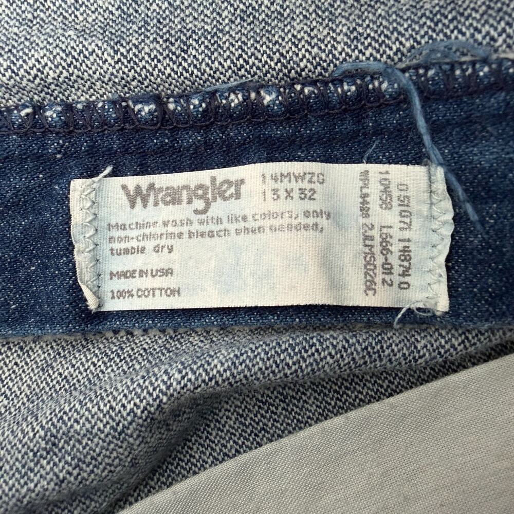 Vintage Wrangler Jeans Womens 30x33 Blue Denim Western Pants 80s 90s USA Made - Picture 9 of 12